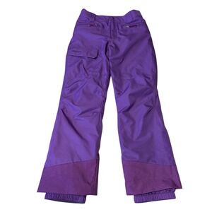 Marmot Vertical Grow-An-Inch Snow Pants Ski Pants, Youth XL, Purple, Snowboard